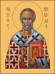 Икона Николай чудотворец, архиепископ Мир Ликийских, святитель (АРТ.06770)