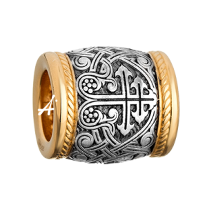 Бусина «Процветший Крест»