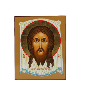 Рукописная икона Господь Вседержитель, писанная икона 