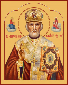 Икона Николай чудотворец, архиепископ Мир Ликийских, святитель (АРТ.04709)