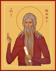 Икона Макарий Великий, Египетский преподобный (АРТ.00891)