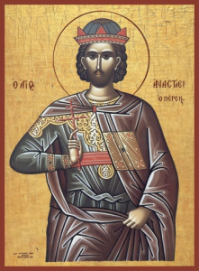 Икона Анастасий Персиянин преподобномученик (АРТ.06870)
