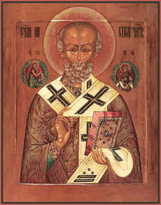 Икона Николай чудотворец, архиепископ Мир Ликийских, святитель (АРТ.03484)