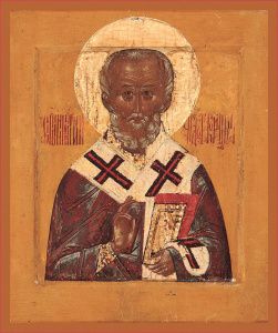 Икона Николай чудотворец, архиепископ Мир Ликийских, святитель (АРТ.03480)