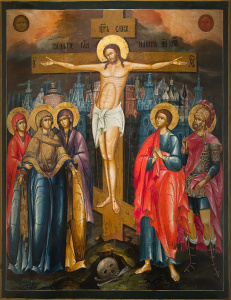 Икона Распятие Господа нашего Иисуса Христа (АРТ.04666)
