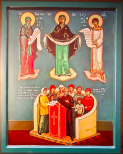 Икона Клиросная икона Божией Матери