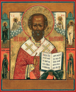 Икона Николай чудотворец, архиепископ Мир Ликийских, святитель (АРТ.03481)