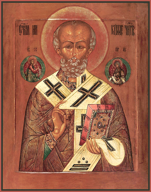 Икона Николай чудотворец, архиепископ Мир Ликийских, святитель (АРТ.03484)