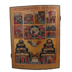 Икона Шестоднев, начало 19 века