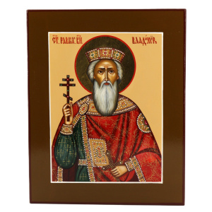 Владимир, равноапостольный князь, писаная икона