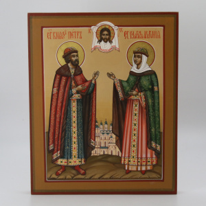 Петр и Феврония, писаная икона