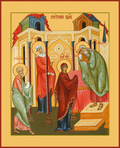 Икона Сретение Господне (АРТ.04604)