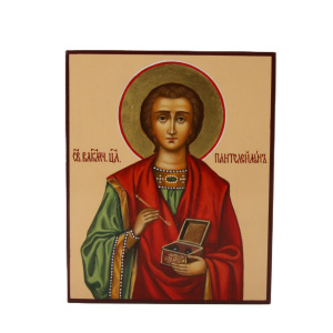 Пантелеимон целитель, писанная икона