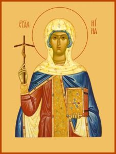 Икона Нина, просветительница Грузии, равноапостольная (АРТ.00473)