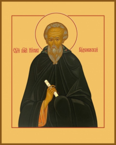 Икона Никон Радонежский, игумен преподобный (АРТ.06871)