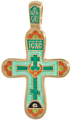 Крест «ГОЛГОФСКИЙ КРЕСТ С ЦАТОЙ. КРИПТОГРАММА ВВВВ»