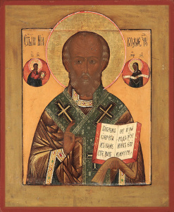 Икона Николай чудотворец, архиепископ Мир Ликийских, святитель (АРТ.03491)
