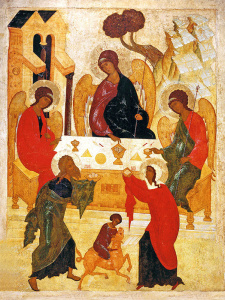 Икона Святая Троица (АРТ.01404)