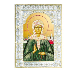 Икона Матрона Московская блаженная в рамке
