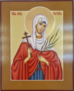 Св. Муч. Валентина. писаная икона