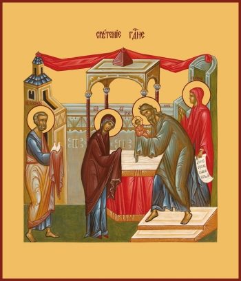 Икона Сретение Господне (АРТ.00642)