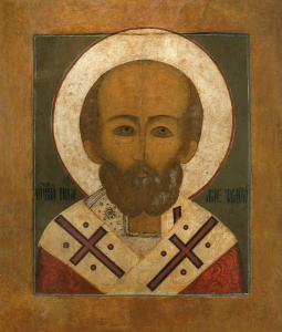 Икона Николай чудотворец, архиепископ Мир Ликийских, святитель (АРТ.06787)