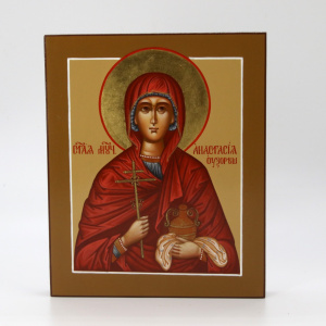 Рукописная икона Св. муч. Анастасия 