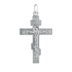 Крест из серебра Распятие