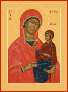 Икона Анна, мать Пресвятой Богородицы, праведная (АРТ.06806)