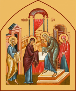 Икона Сретение Господне (АРТ.06682)