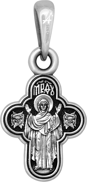 Крестильный крест «Божия Матерь Нерушимая Стена»