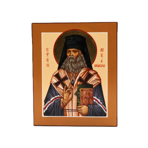 Рукописная икона Св. Лука Крымский, писаная икона 