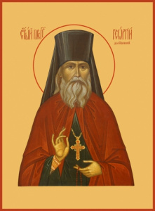 Икона Георгий исповедник Даниловский, преподобный чудотворец (АРТ.00903)