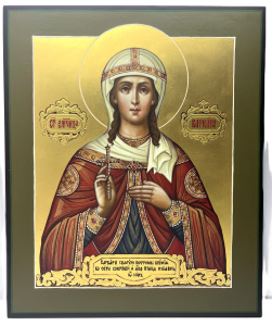 Св. вмц. Варвара, писаная икона