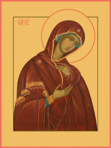 Икона Деисусная икона Божией Матери (АРТ.00368)