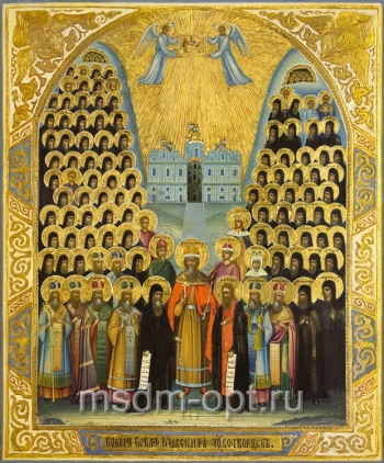 Икона Собор киевских чудотворцев (АРТ.00658)