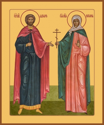 Адриан и Наталия мученики, купить икону