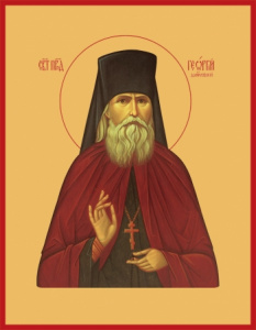 Икона Георгий исповедник Даниловский, преподобный чудотворец (АРТ.00535)