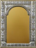 Рамка посеребрёная под икону 180x240 мм (ТОЛЬКО ПРИ СОВМЕСТНОМ ЗАКАЗЕ С ИКОНОЙ МДФ 18 мм)