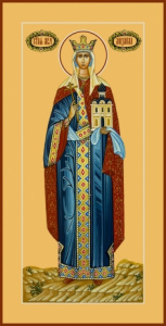 Икона Людмила мученица, княгиня чешская (АРТ.06587)