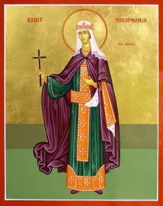 Икона Феофания блаженная царица (АРТ.00032)