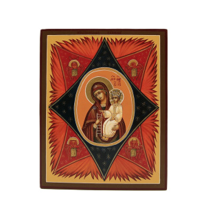 Неопалимая Купина, писаная икона Божией Матери