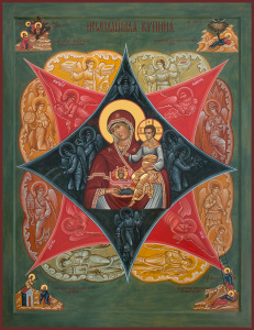 Икона Неопалимая Купина икона Божией Матери (АРТ.04220)