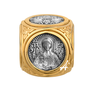 Бусина «Святая мученица Лариса. Молитва» 