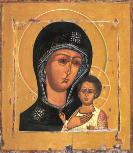 Икона Тихвинская икона Божией Матери (АРТ.02038)