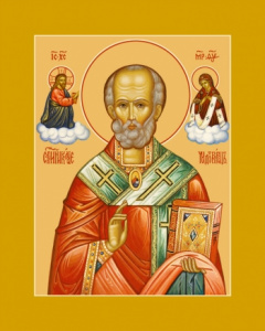 Икона Николай чудотворец, архиепископ Мир Ликийских, святитель (АРТ.06705)