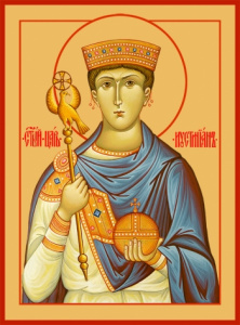 Икона Иустиниан царь (АРТ.06416)