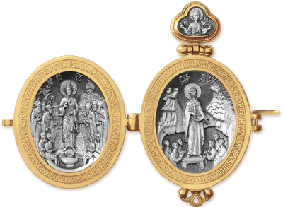 Иконка-складень «ПОХВАЛА БОГОМАТЕРИ»