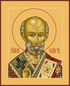Икона Николай чудотворец, архиепископ Мир Ликийских, святитель (АРТ.00734)