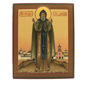 Св. князь Даниил Московский, писаная икона